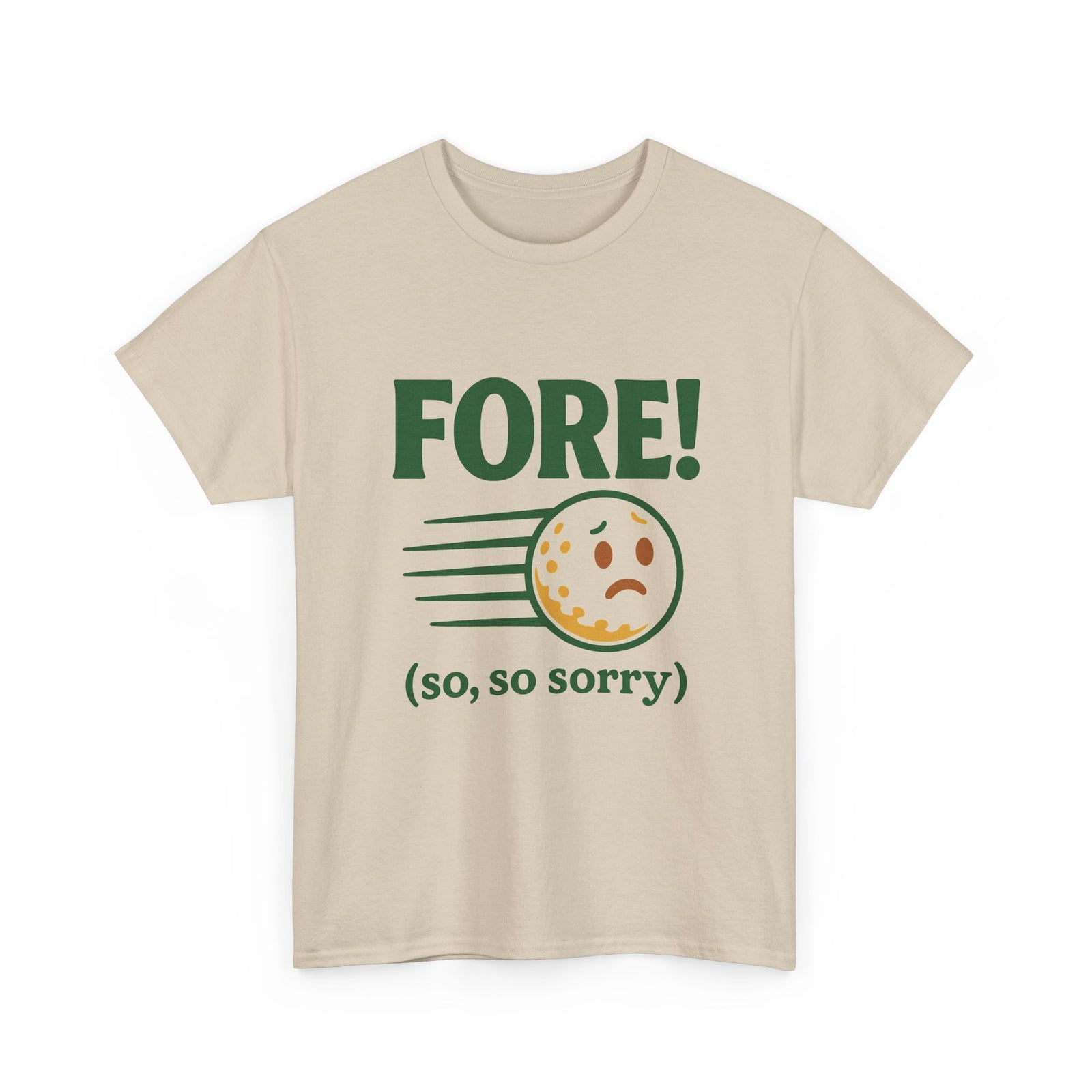 Fore! So Sorry Tee — Par & Pine original golf design, view 18