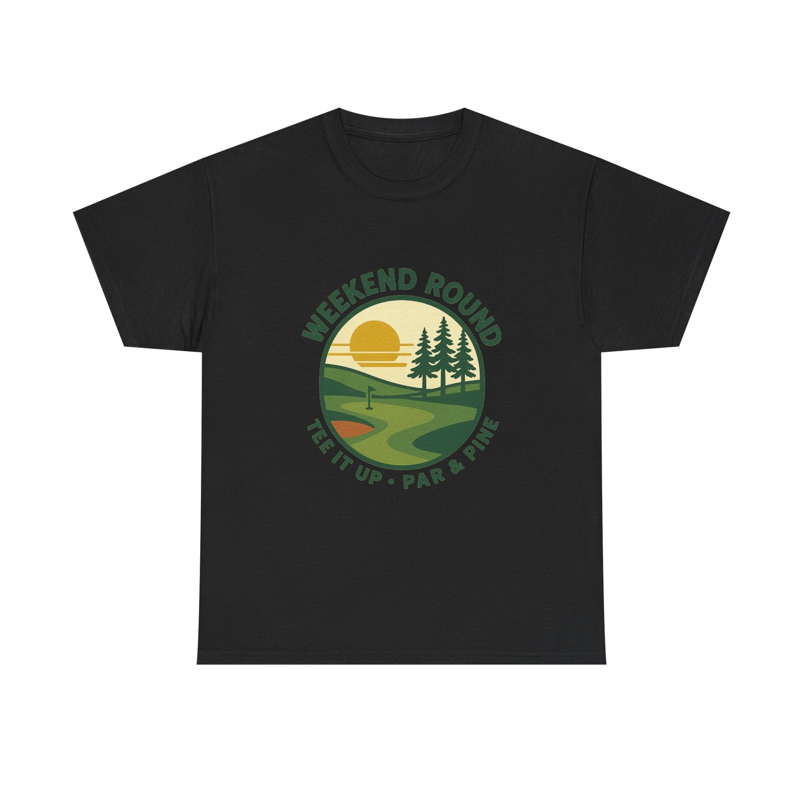 Par & Pine Weekend Round Tee — Par & Pine original golf design, view 6