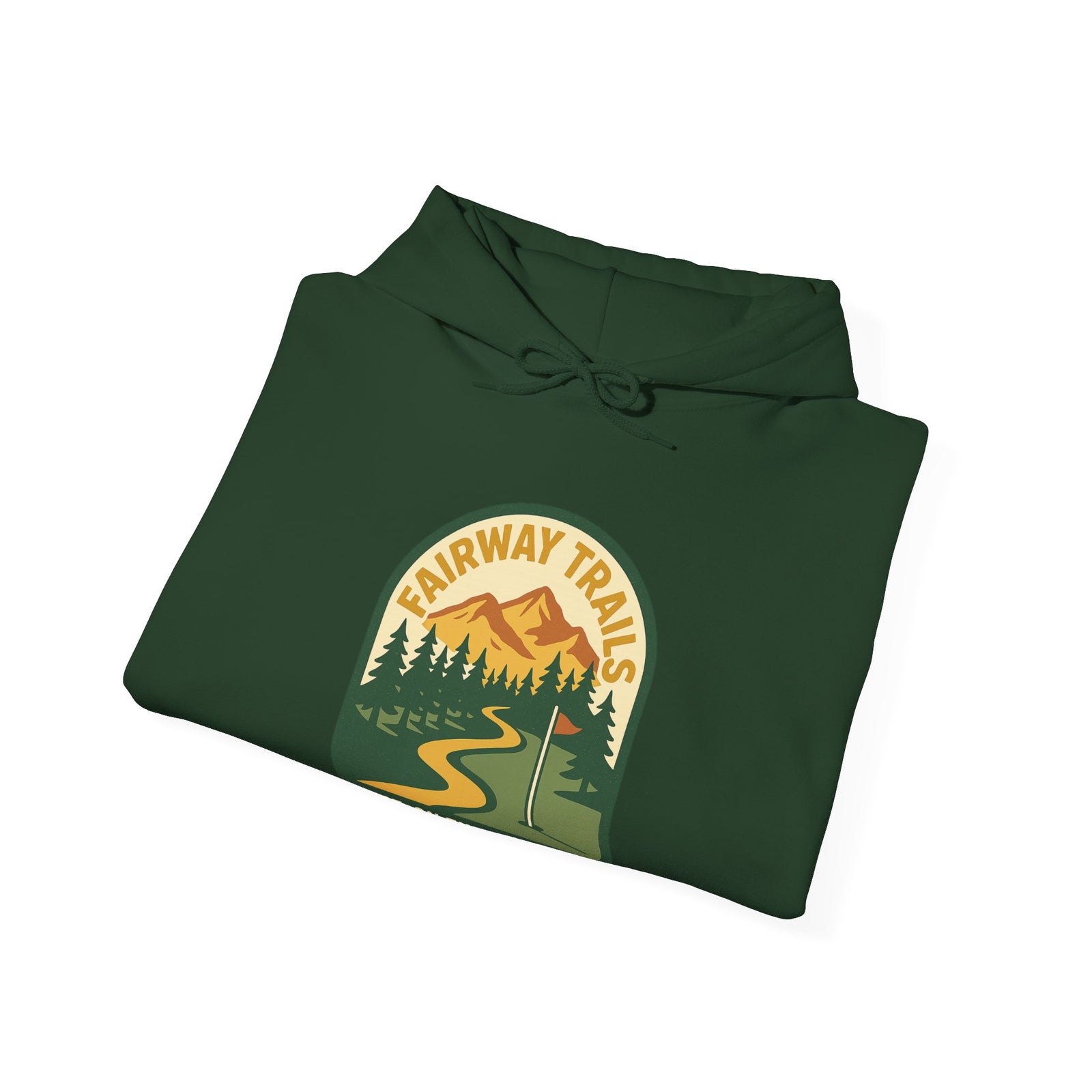 Par & Pine Fairway Trails Hoodie — Par & Pine original golf design, view 17