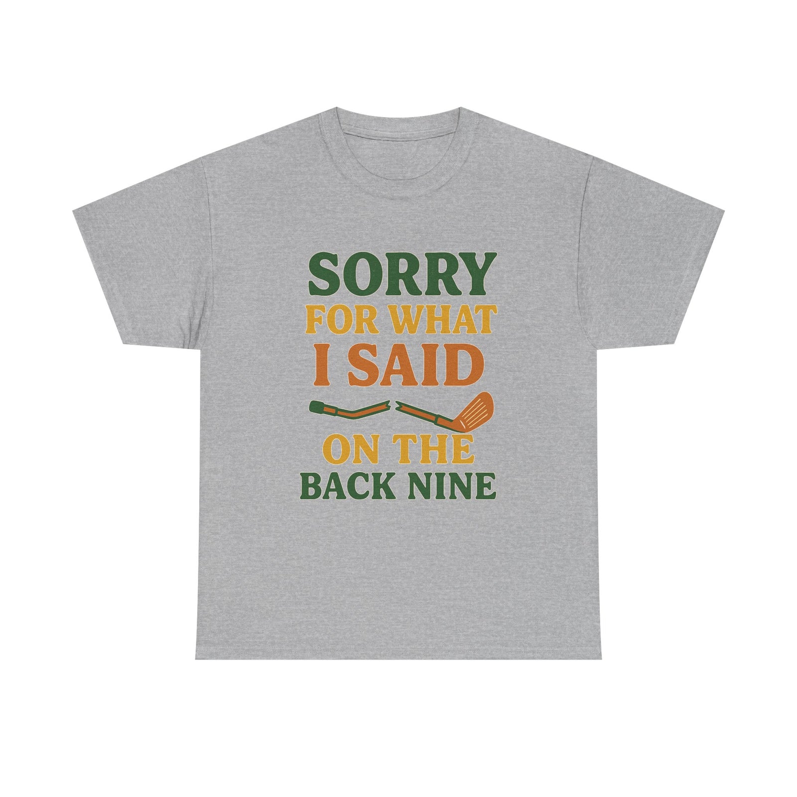 Sorry About the Back Nine Tee — Par & Pine original golf design, view 8