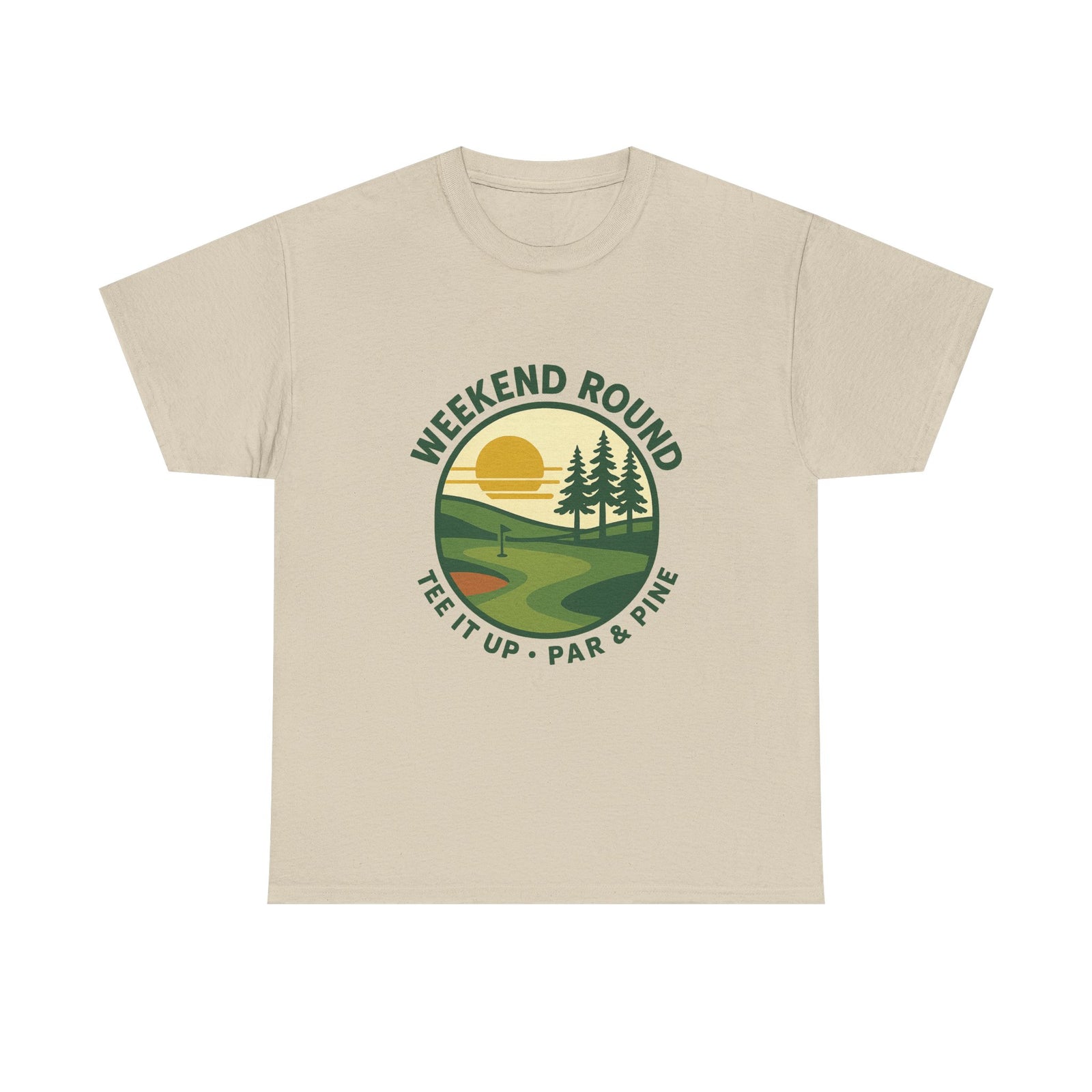 Par & Pine Weekend Round Tee — Par & Pine original golf design, view 7