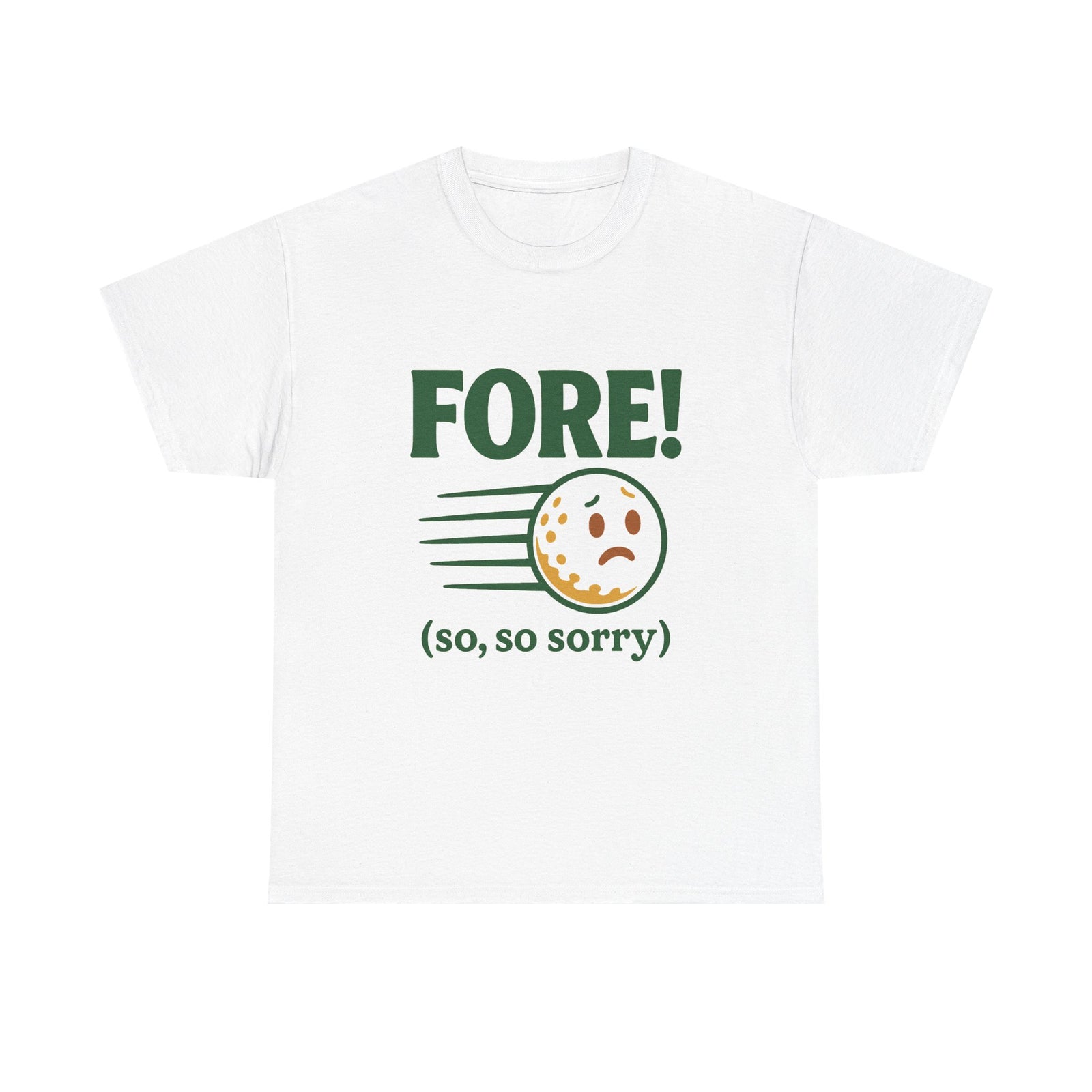 Fore! So Sorry Tee — Par & Pine original golf design, view 5