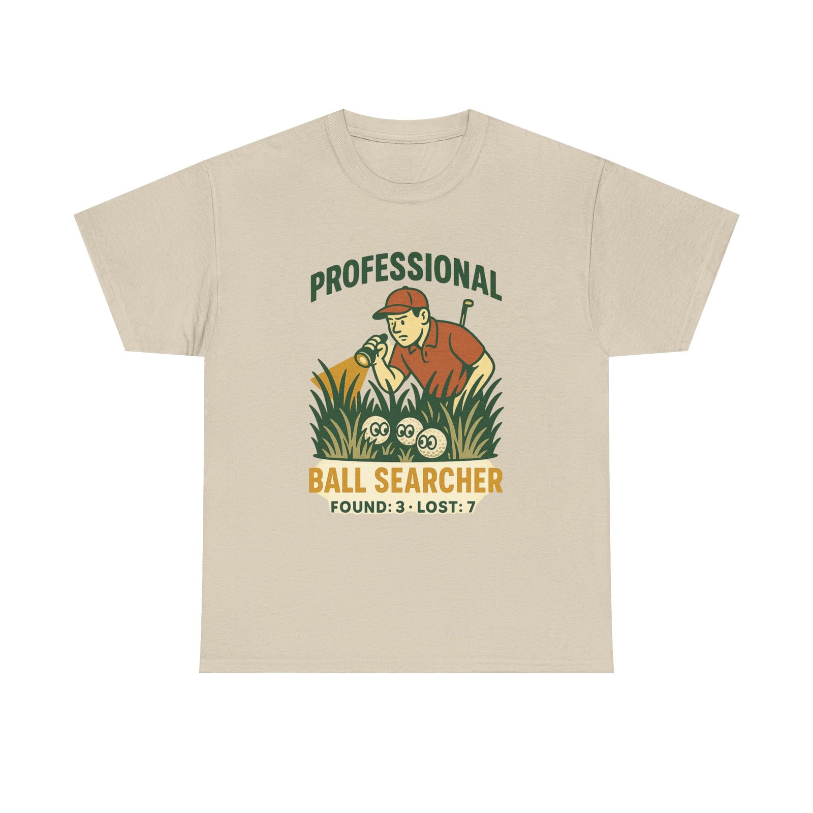 Professional Ball Searcher Tee — Par & Pine original golf design, view 7