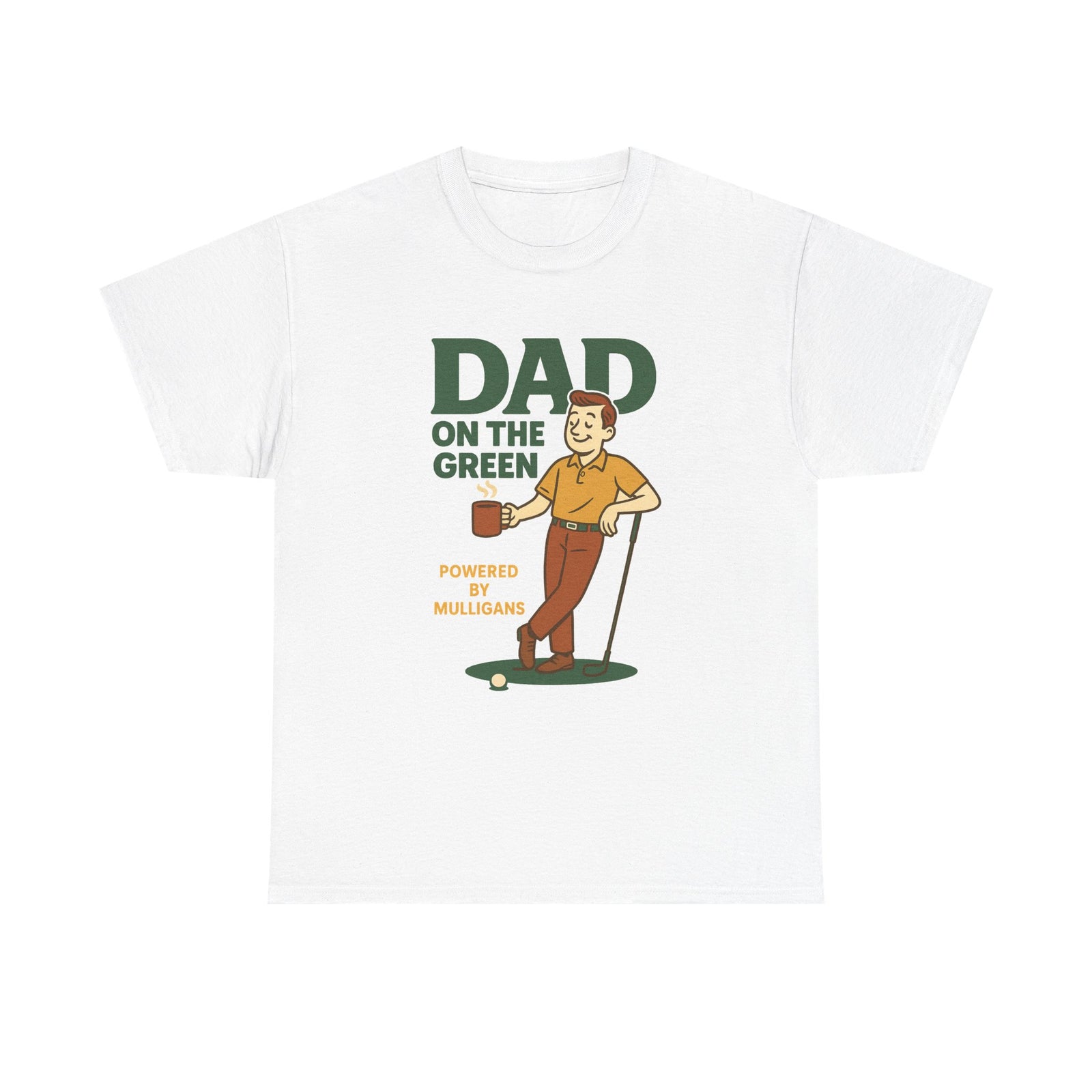 Par & Pine Dad on the Green Tee — Par & Pine original golf design, view 5