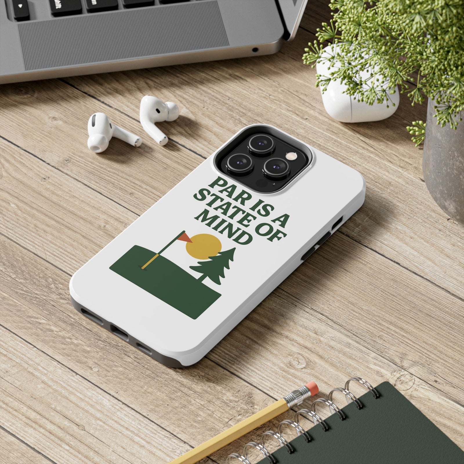 Par & Pine State of Mind Phone Case — Par & Pine original golf design, view 25