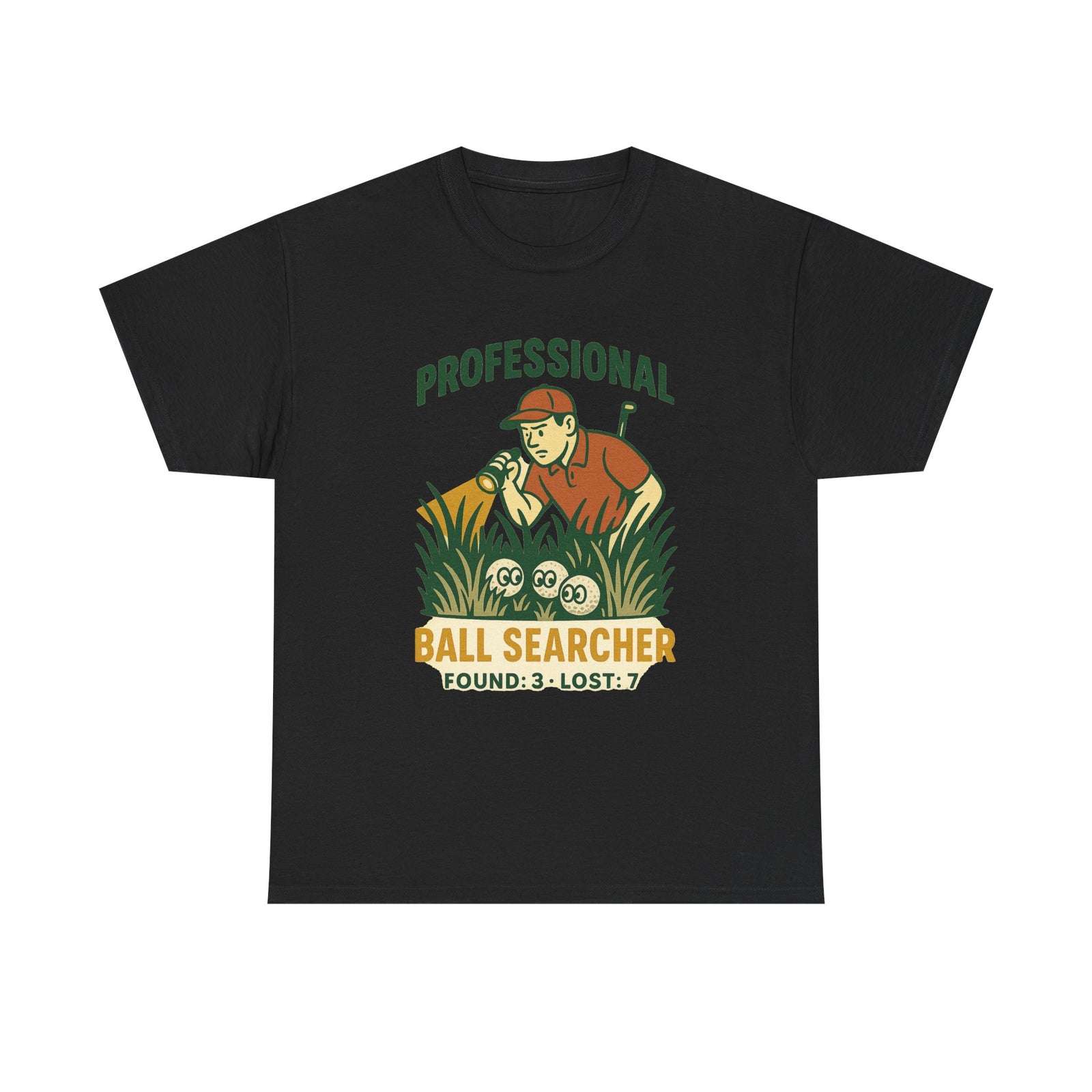 Professional Ball Searcher Tee — Par & Pine original golf design, view 6