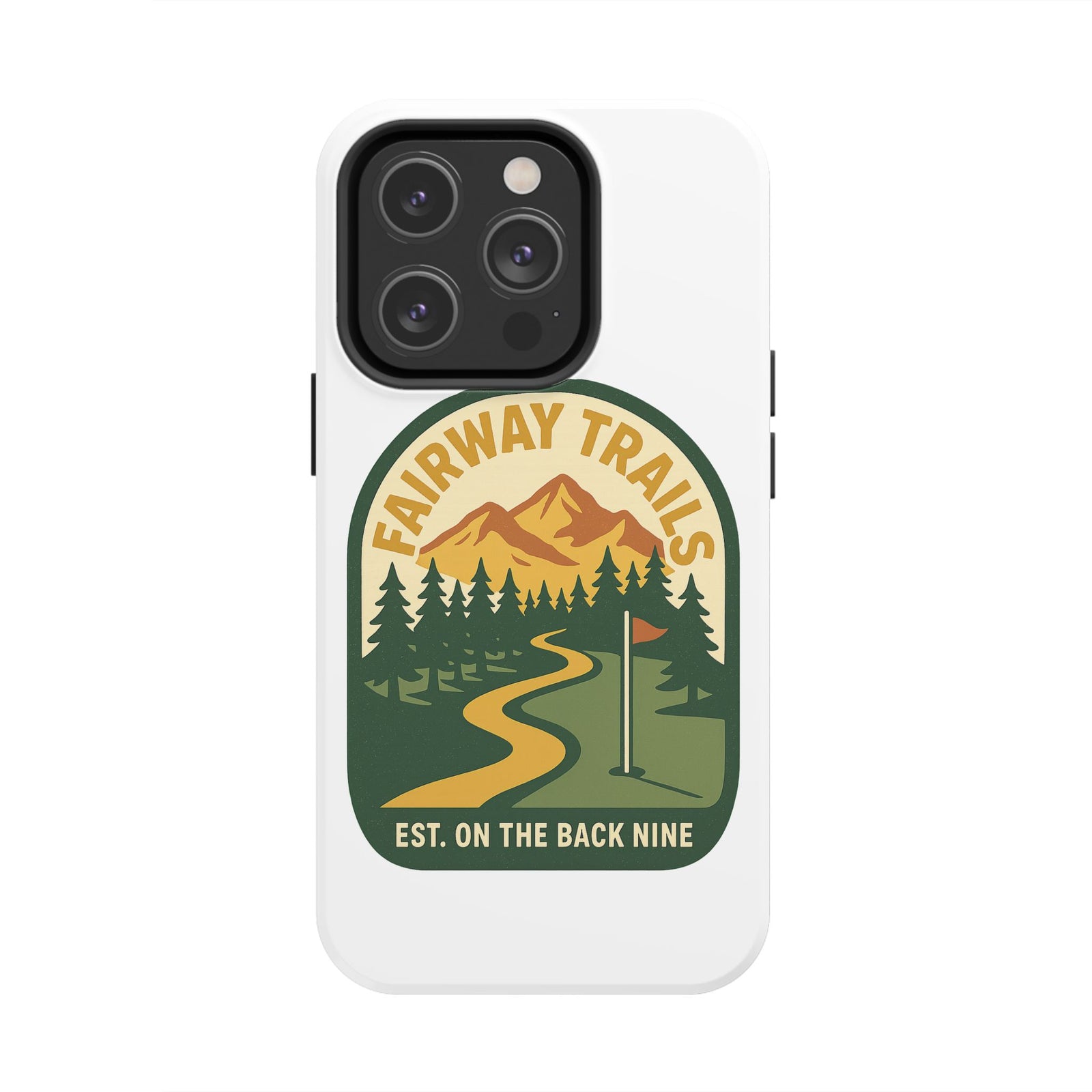 Par & Pine Fairway Trails Phone Case — Par & Pine original golf design, view 2