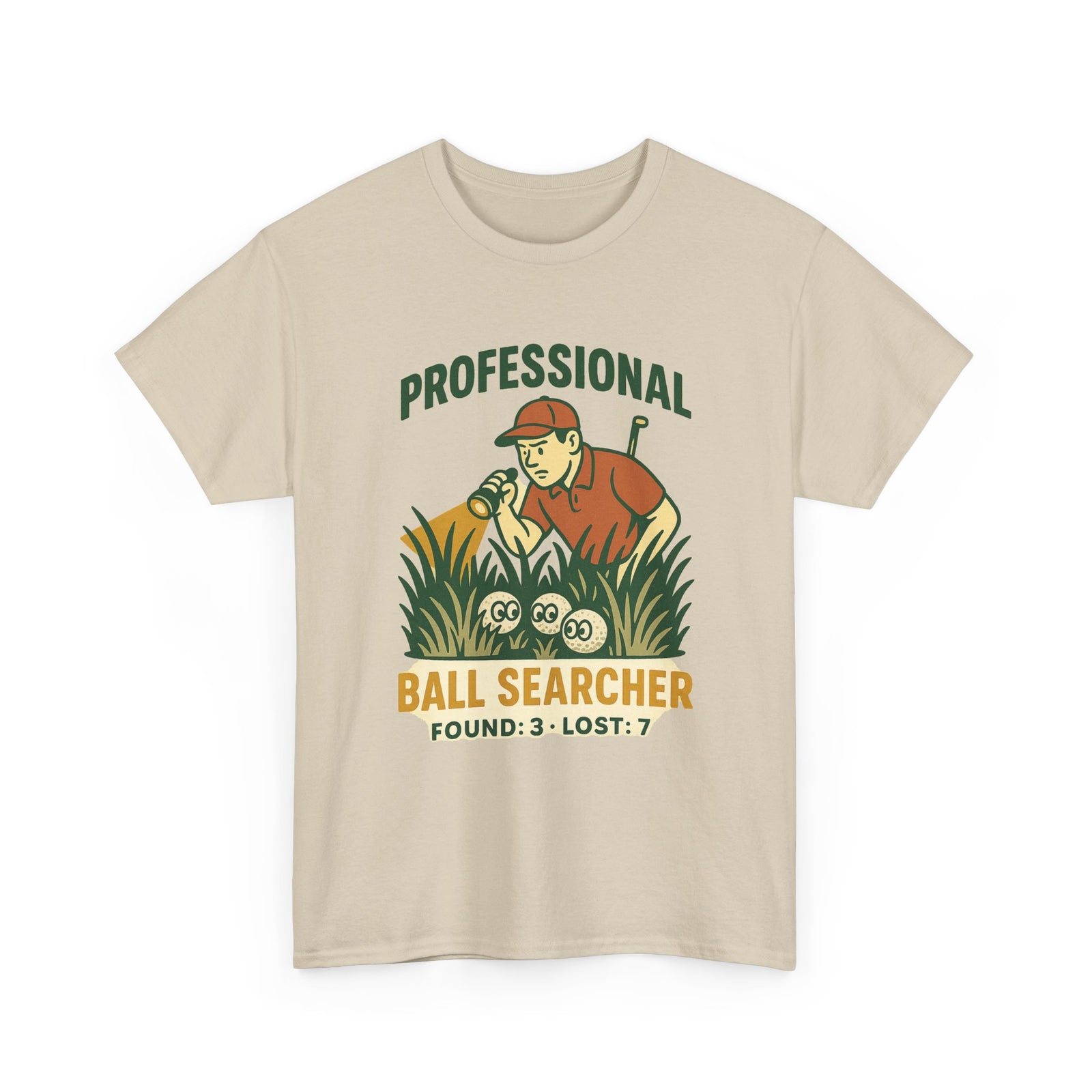 Professional Ball Searcher Tee — Par & Pine original golf design, view 18