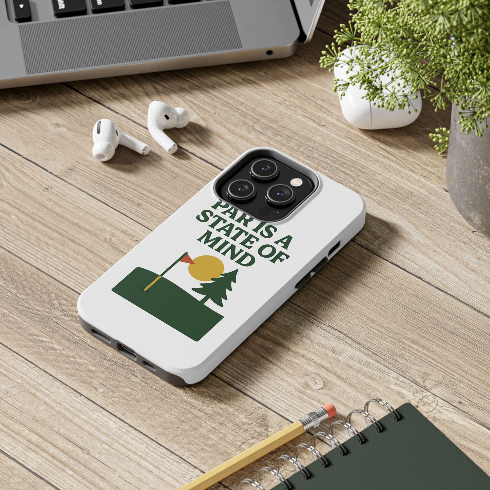 Par & Pine State of Mind Phone Case — Par & Pine original golf design, view 23