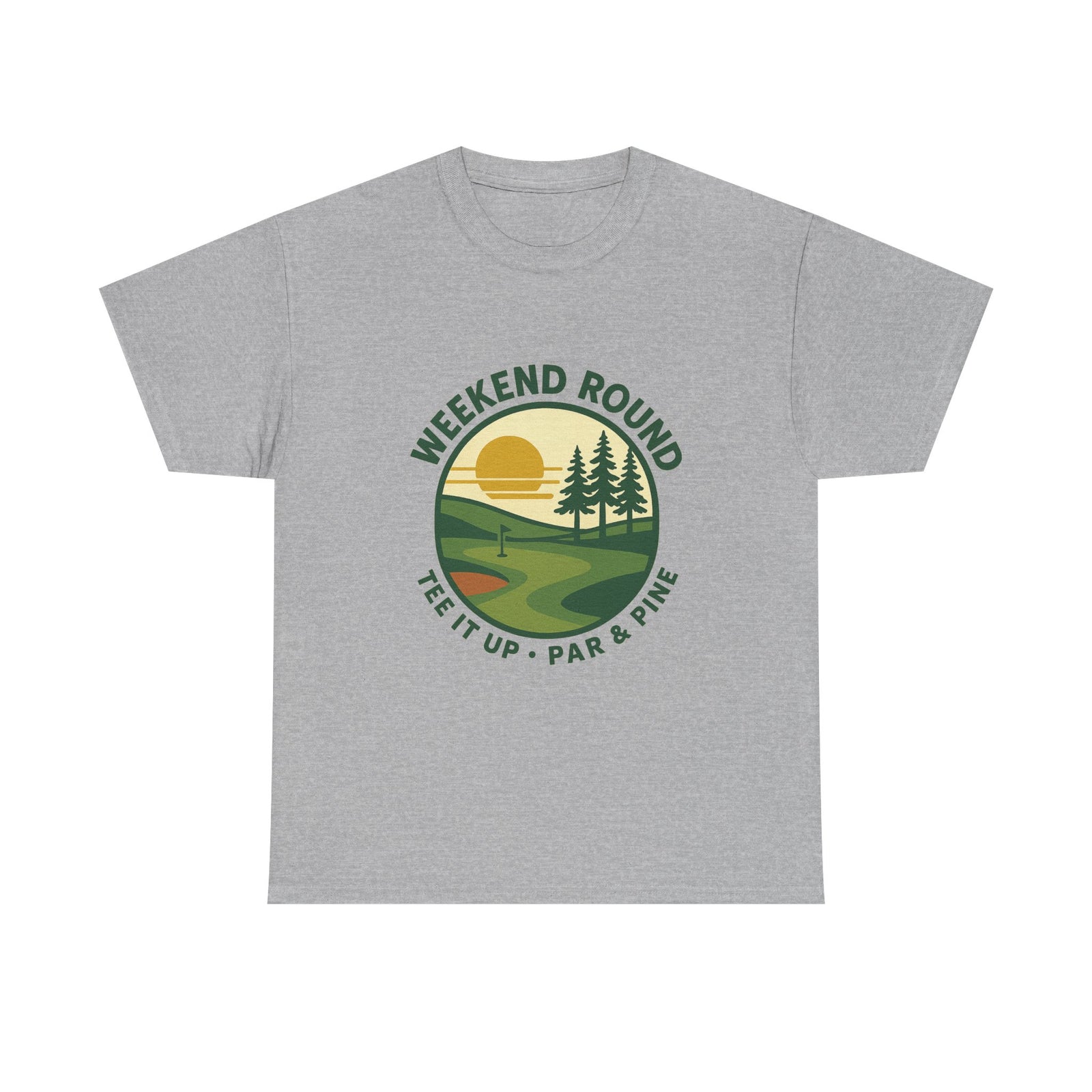 Par & Pine Weekend Round Tee — Par & Pine original golf design, view 8
