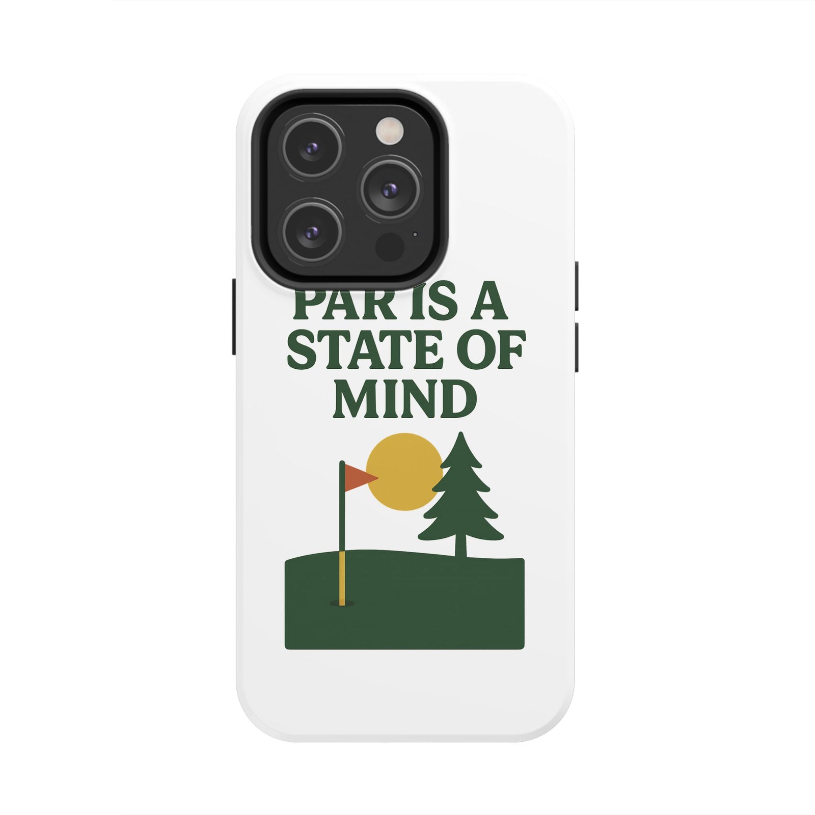Par & Pine State of Mind Phone Case — Par & Pine original golf design, view 2