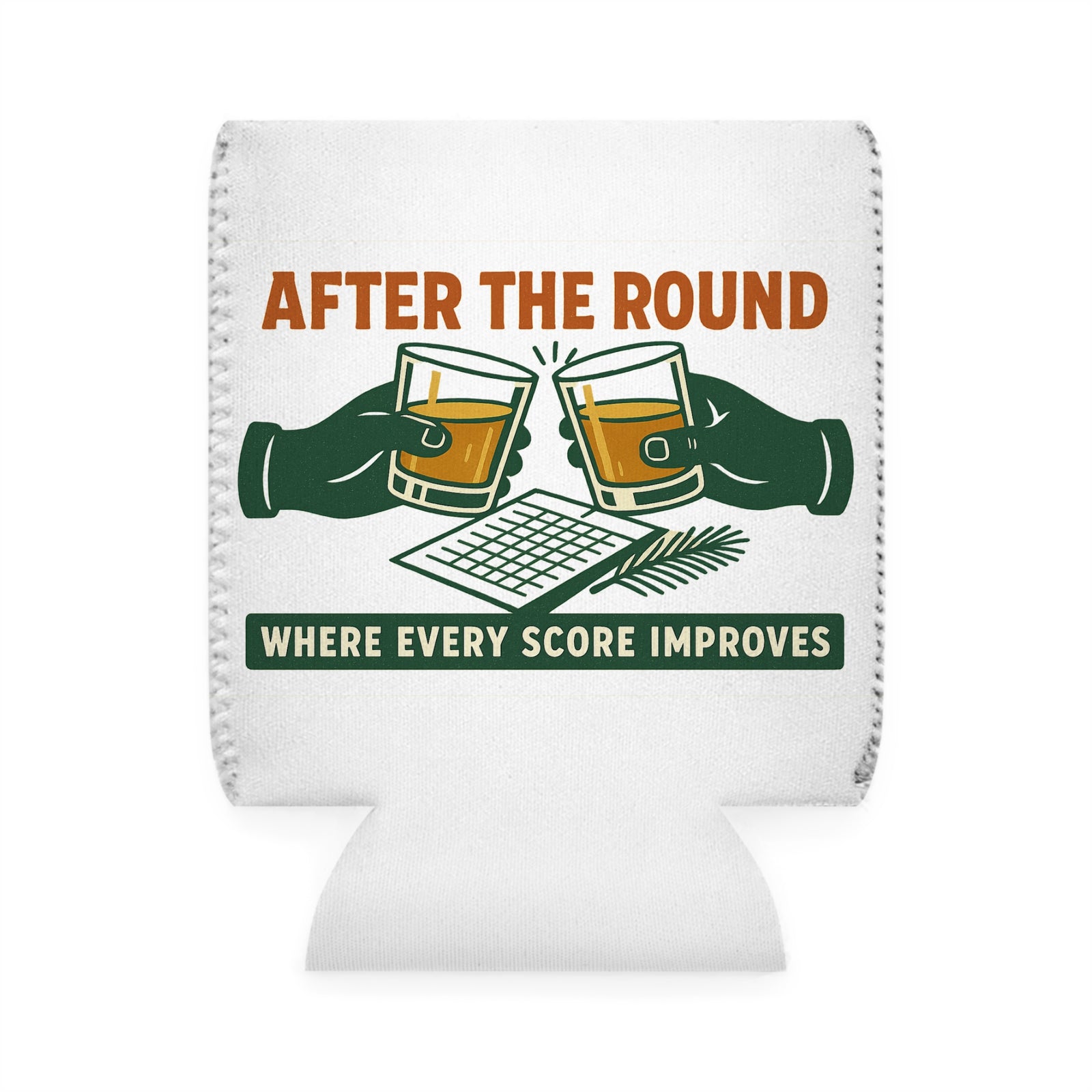 Par & Pine After the Round Can Cooler — Par & Pine original golf design