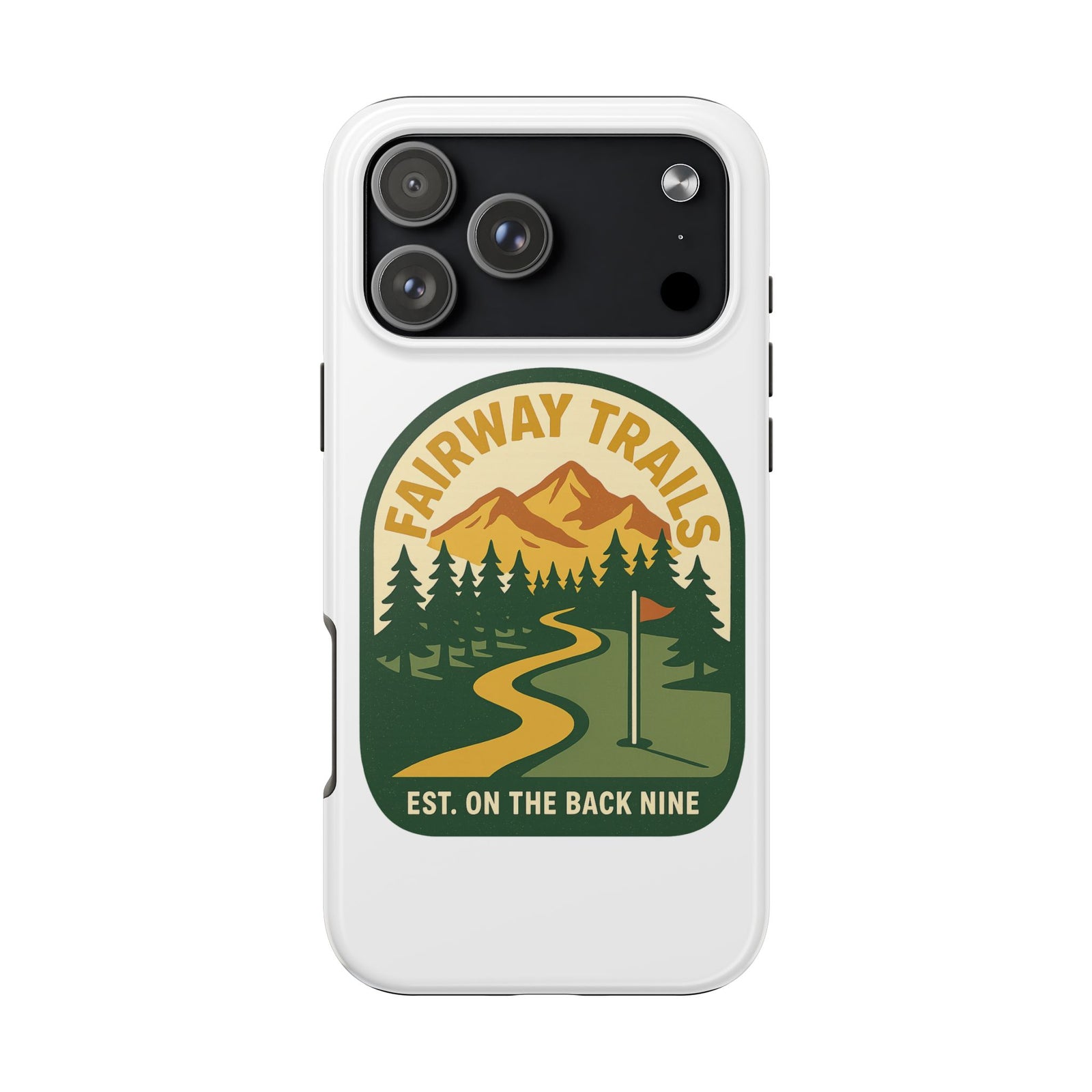 Par & Pine Fairway Trails Phone Case — Par & Pine original golf design, view 18