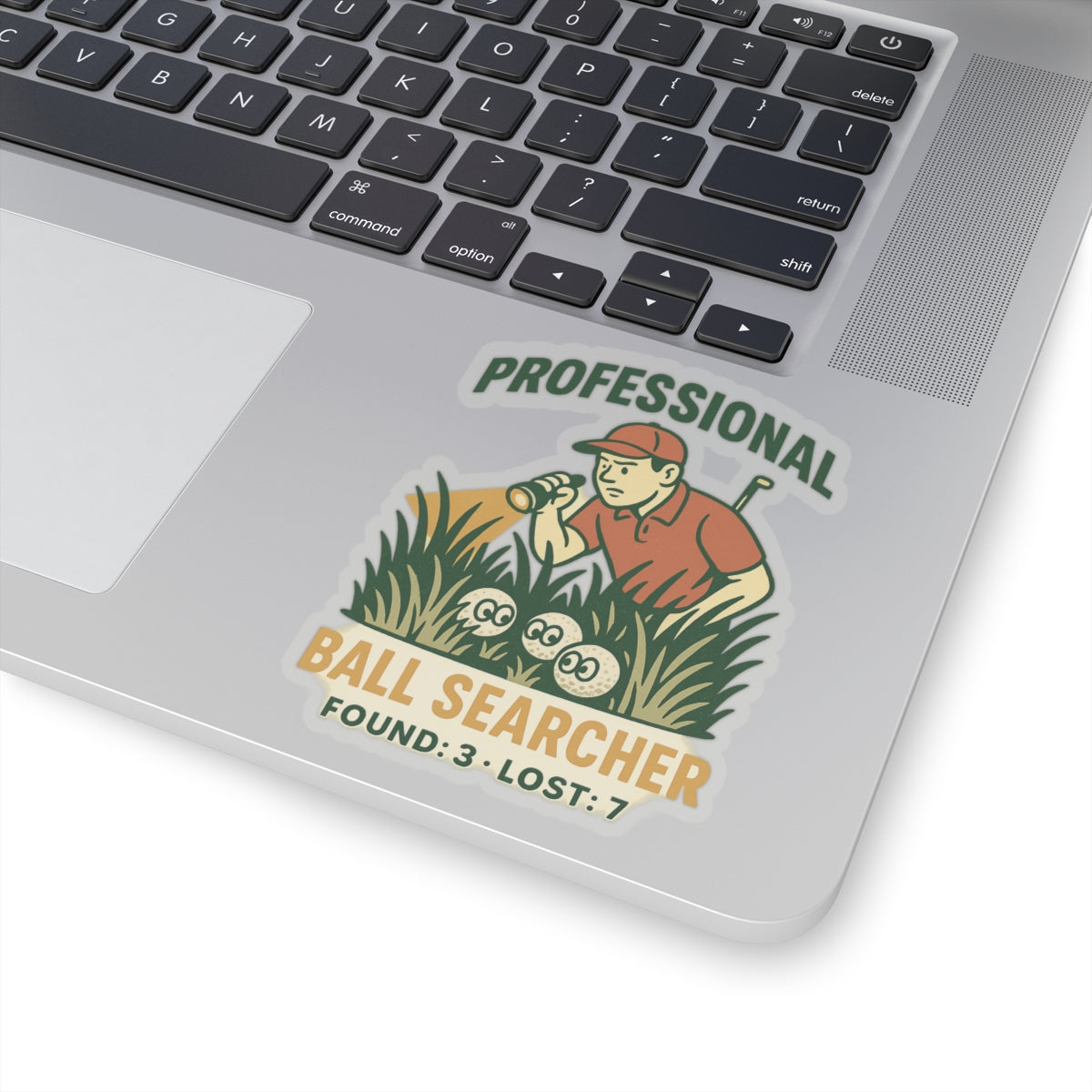 Professional Ball Searcher Sticker — Par & Pine original golf design, view 17