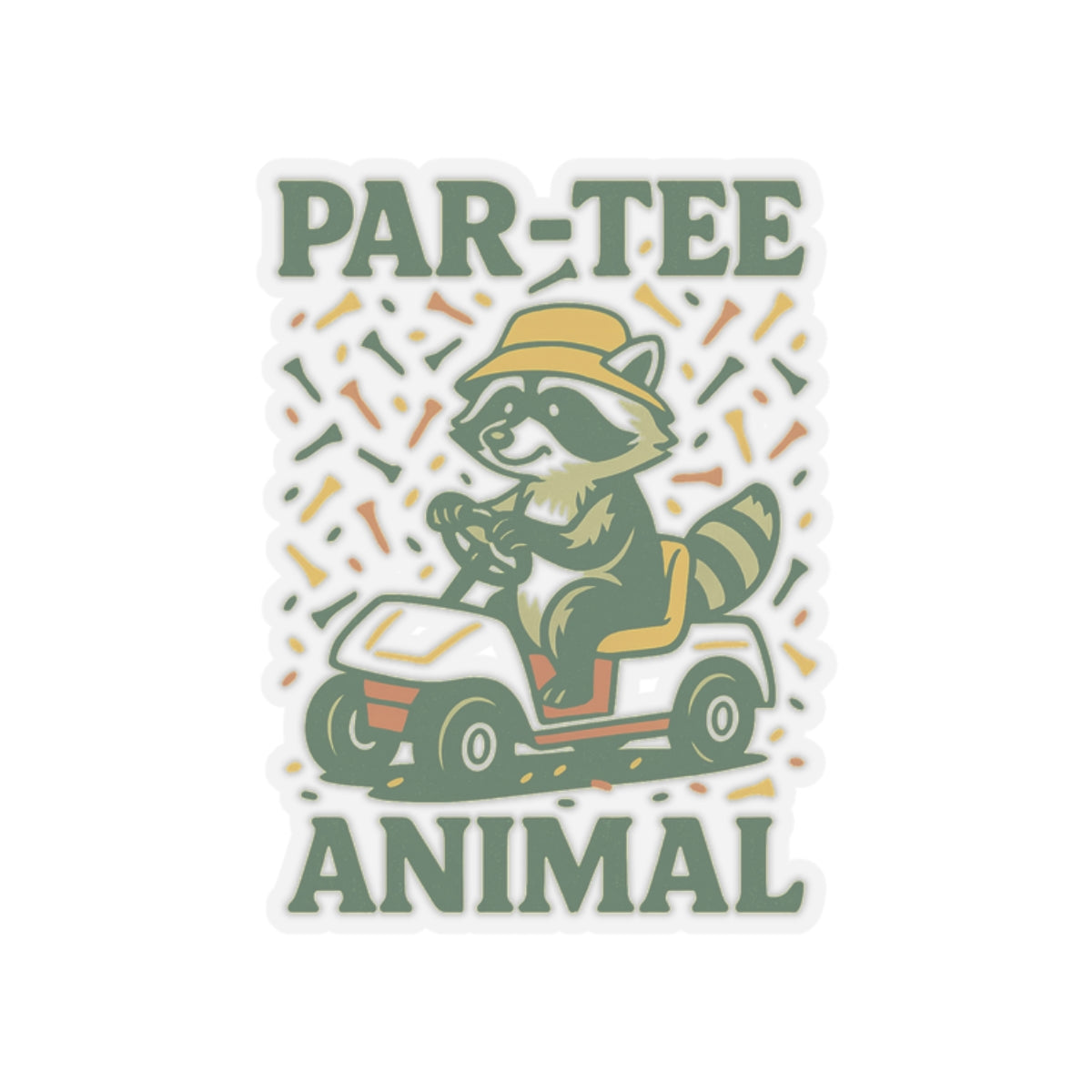 Par-Tee Animal Sticker — Par & Pine original golf design