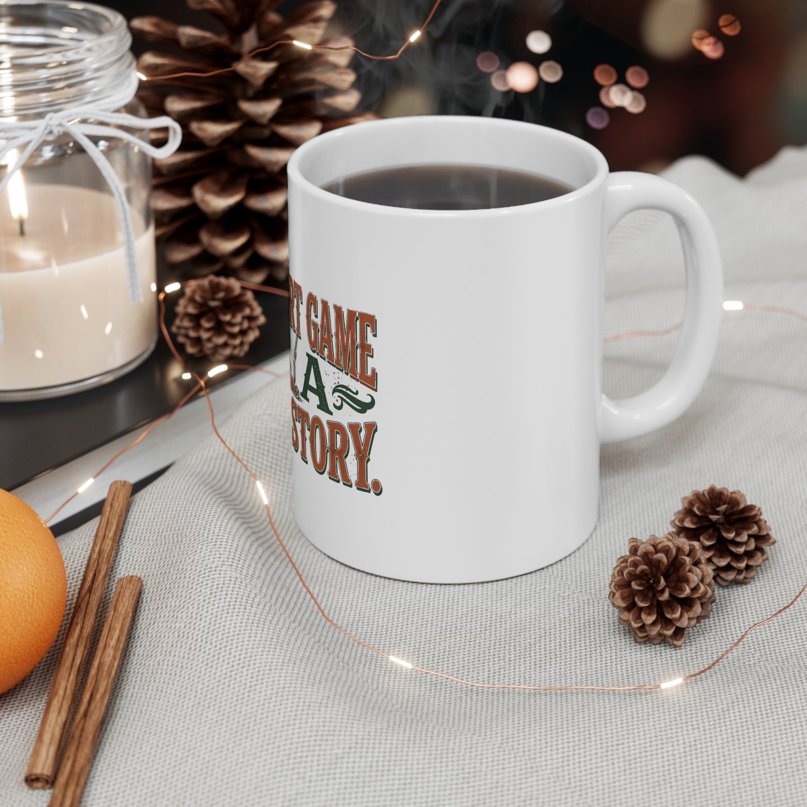The Short Game Is A Long Story Mug
