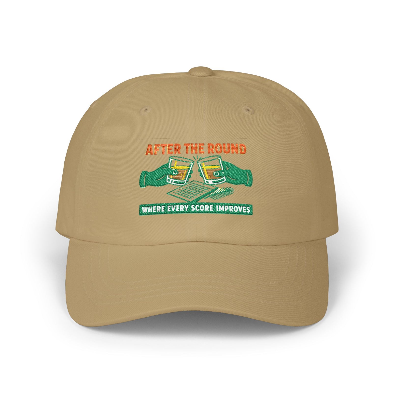 Par & Pine After the Round Dad Cap — Par & Pine original golf design, view 3