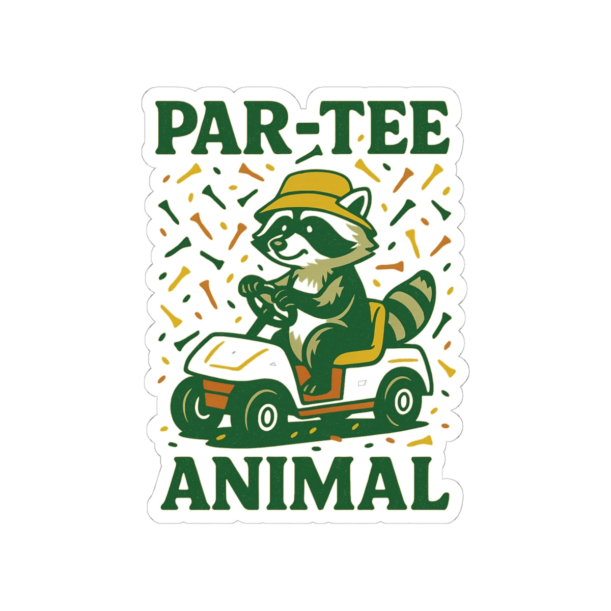 Par-Tee Animal Sticker — Par & Pine original golf design, view 8
