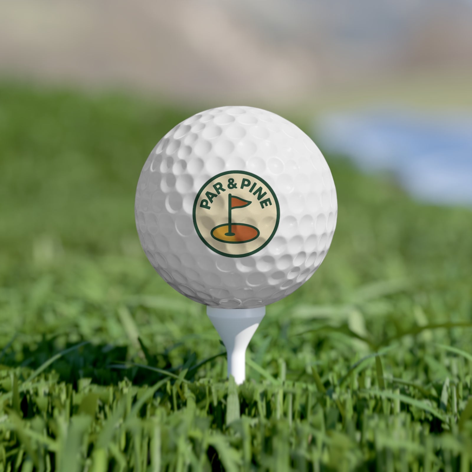 Par & Pine State of Mind Golf Balls (6 Pack) — Par & Pine original golf design, view 4