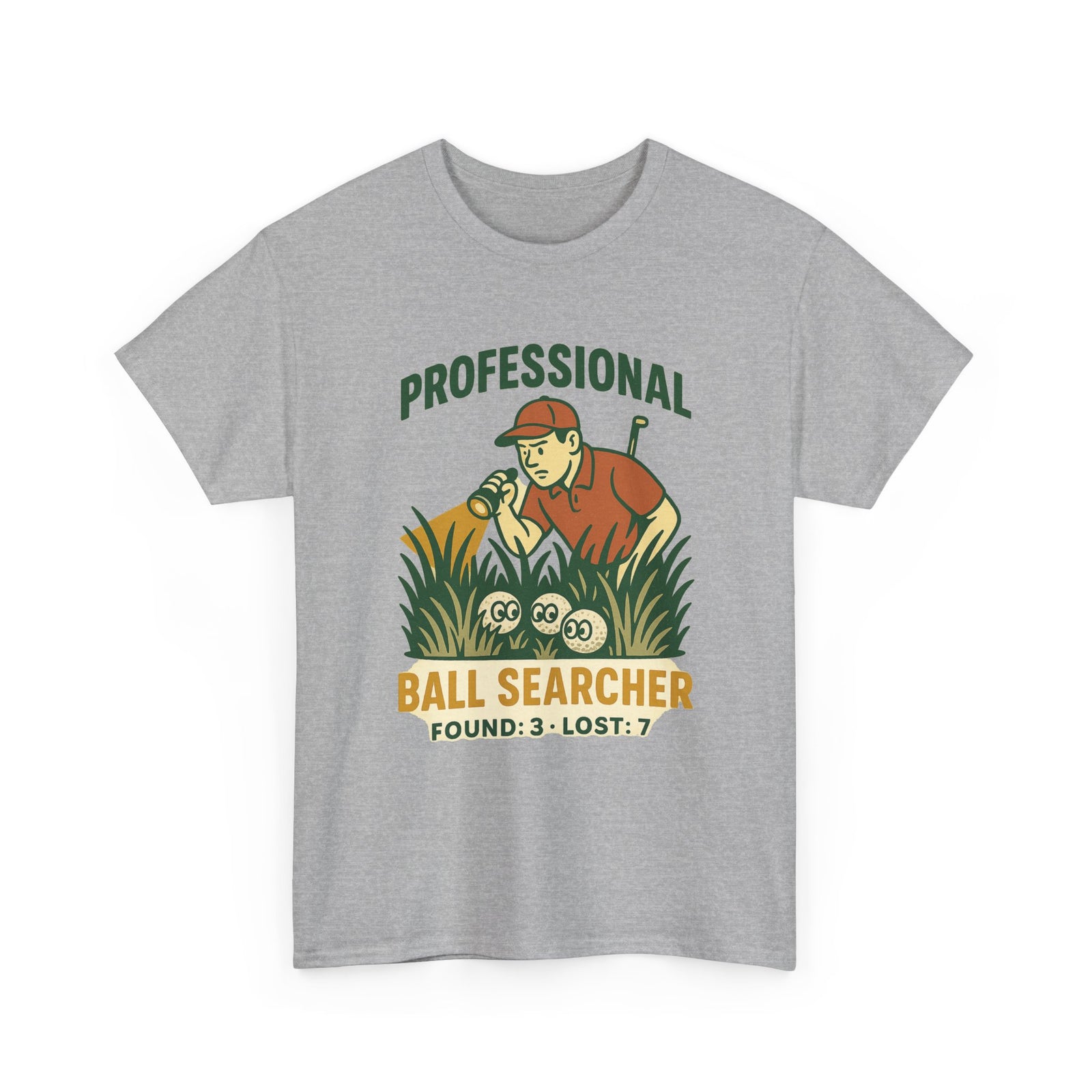 Professional Ball Searcher Tee — Par & Pine original golf design, view 21