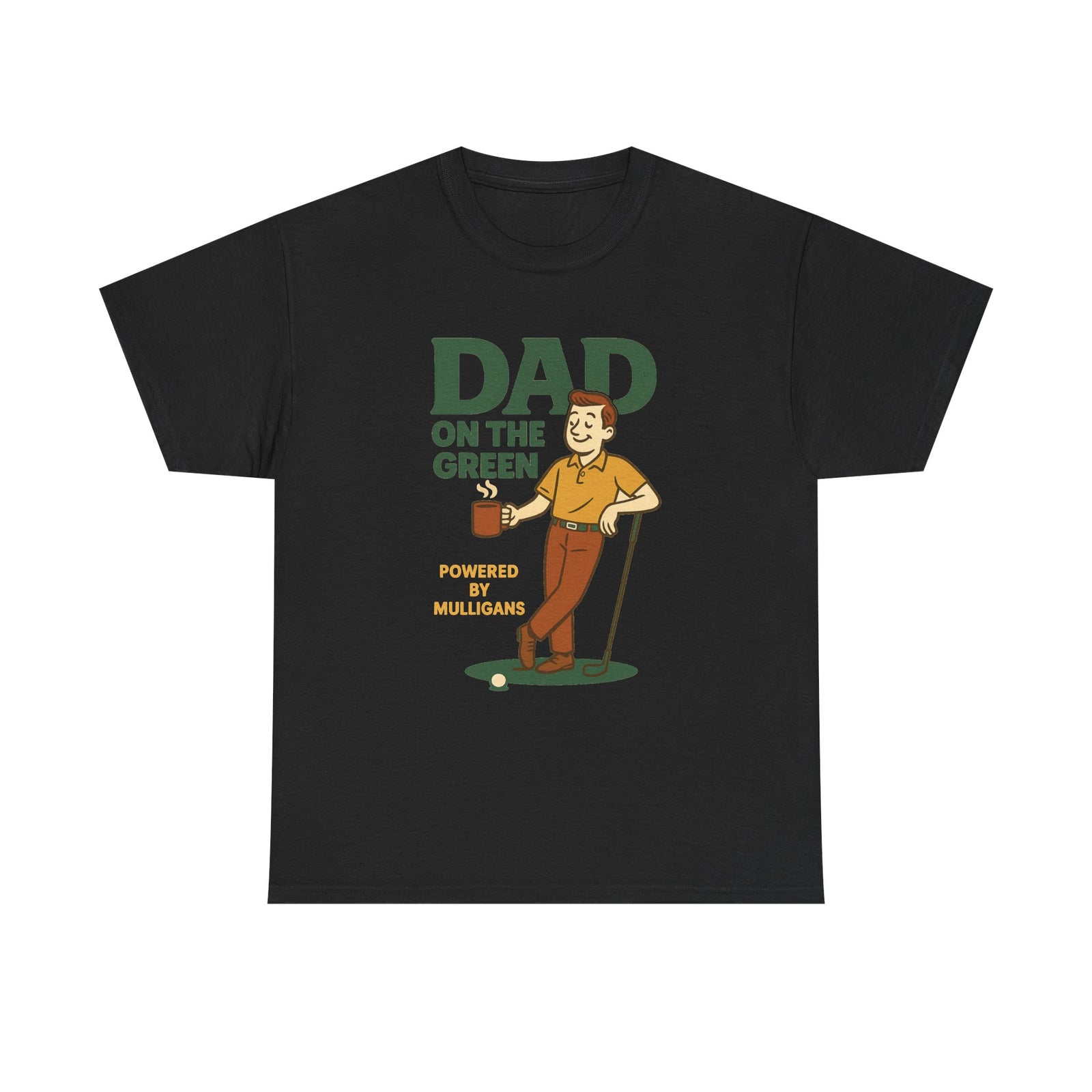 Par & Pine Dad on the Green Tee — Par & Pine original golf design, view 6