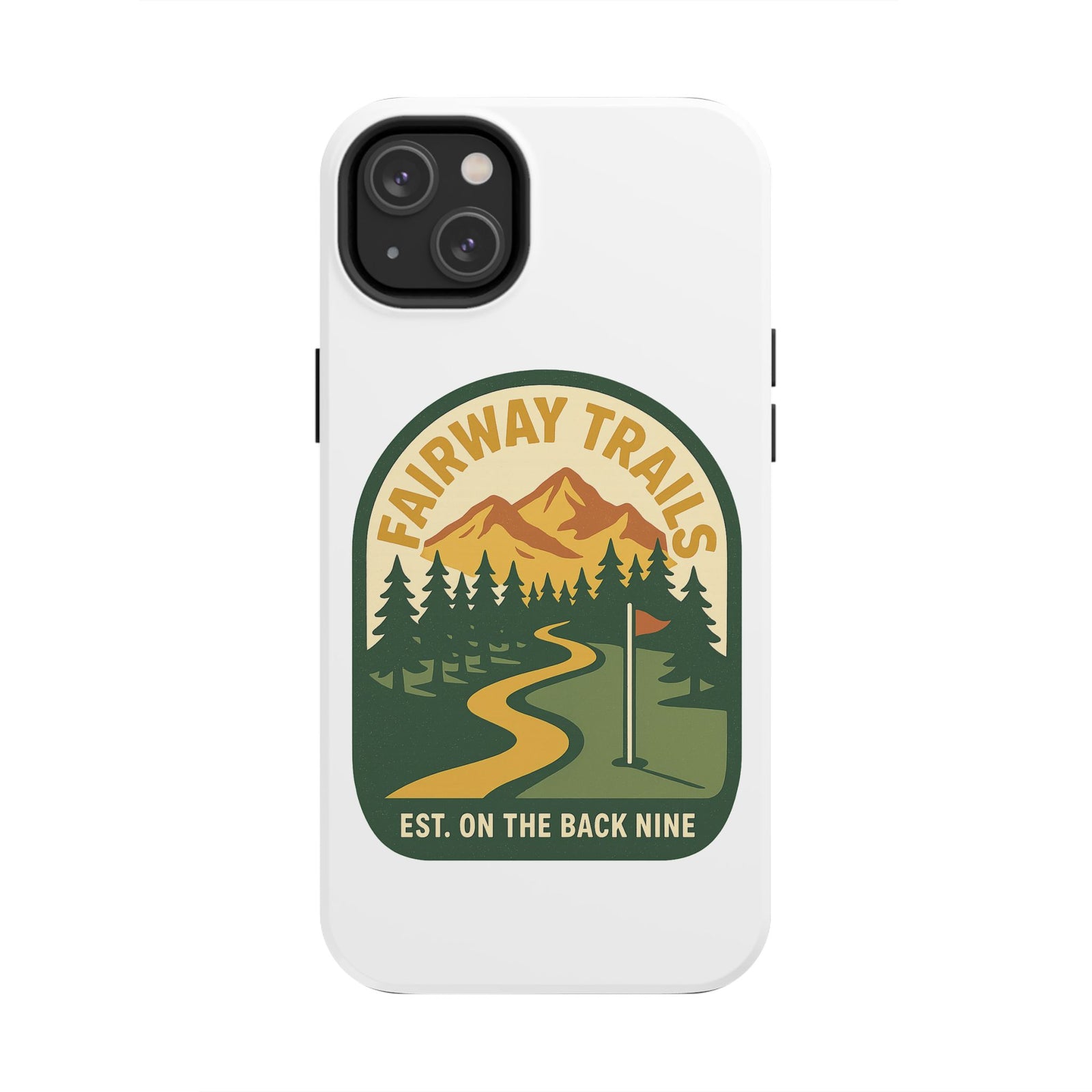 Par & Pine Fairway Trails Phone Case — Par & Pine original golf design, view 4