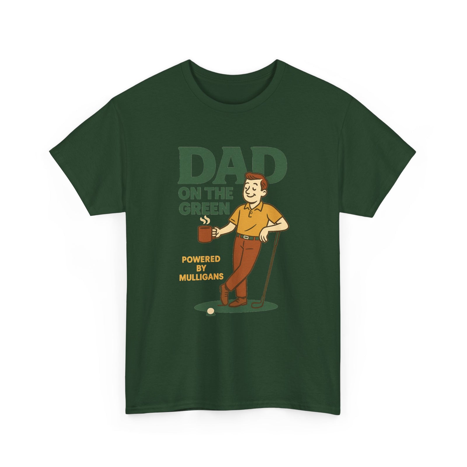 Par & Pine Dad on the Green Tee — Par & Pine original golf design, view 24