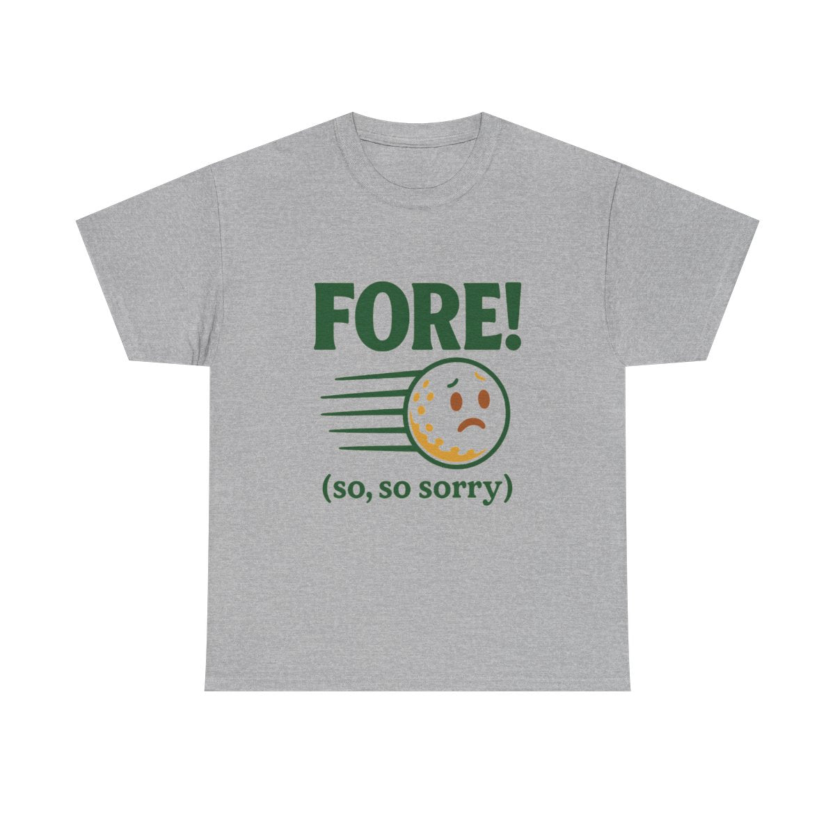 Fore! So Sorry Tee — Par & Pine original golf design, view 4