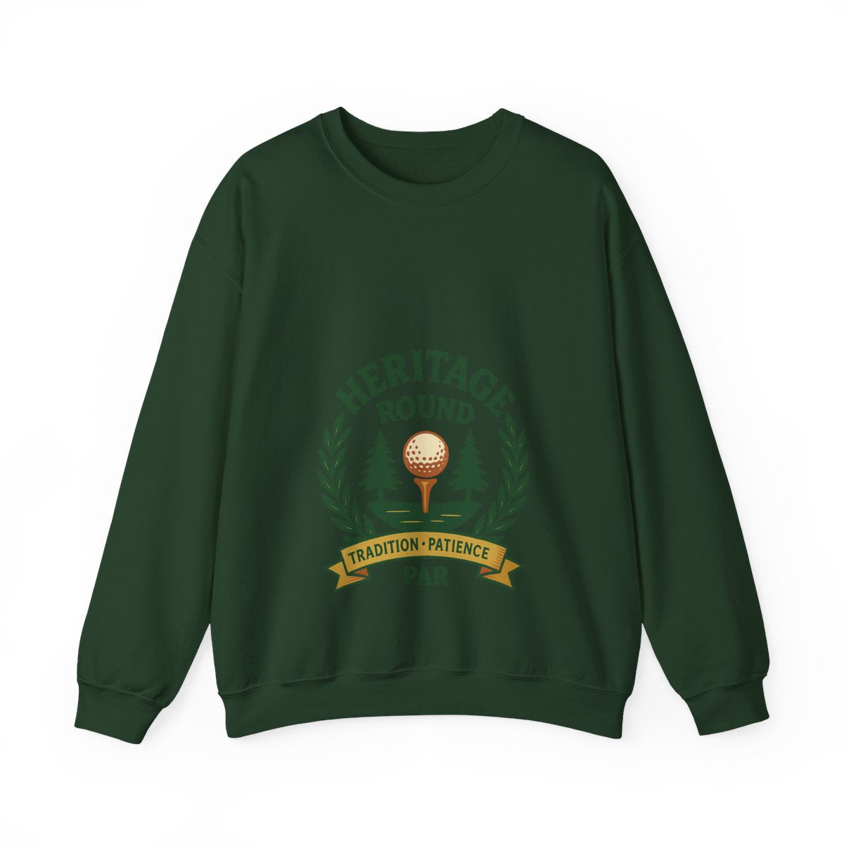Par & Pine Heritage Round Crewneck — Par & Pine original golf design, view 3