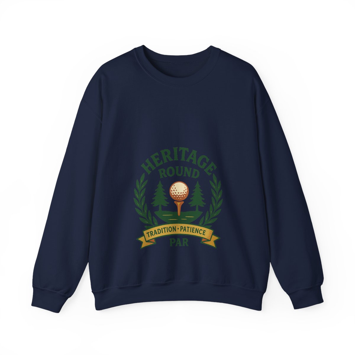Par & Pine Heritage Round Crewneck — Par & Pine original golf design, view 4