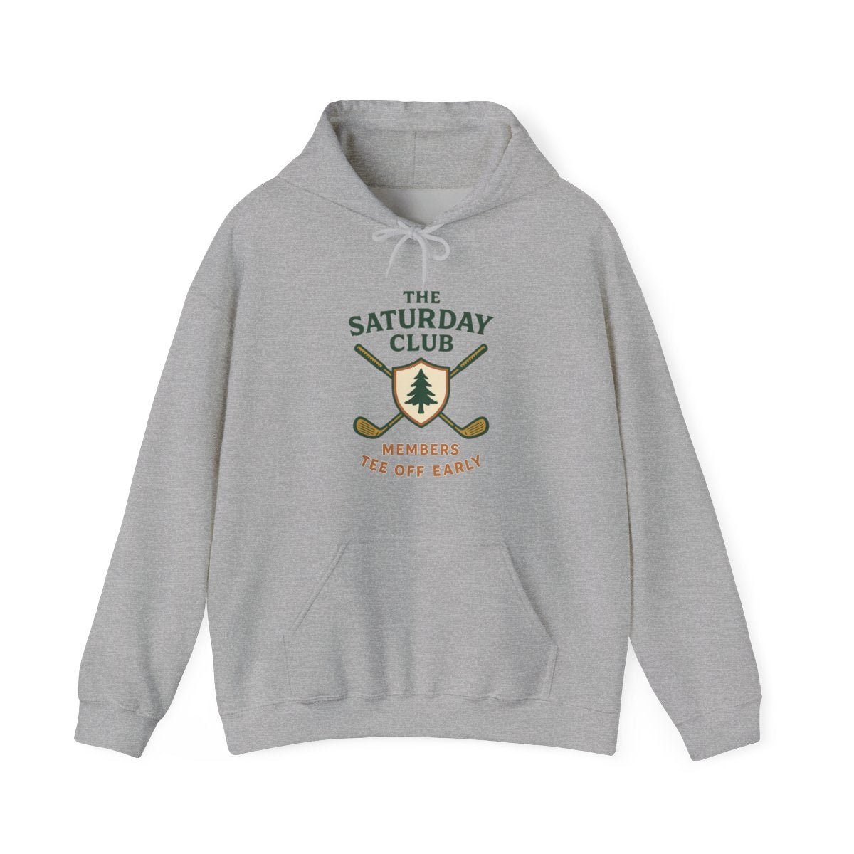 Par & Pine Saturday Club Hoodie — Par & Pine original golf design, view 2