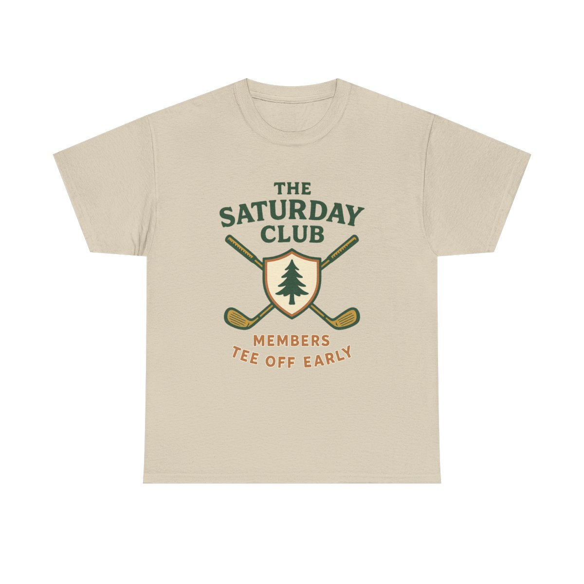 Par & Pine Saturday Club Tee — Par & Pine original golf design, view 3