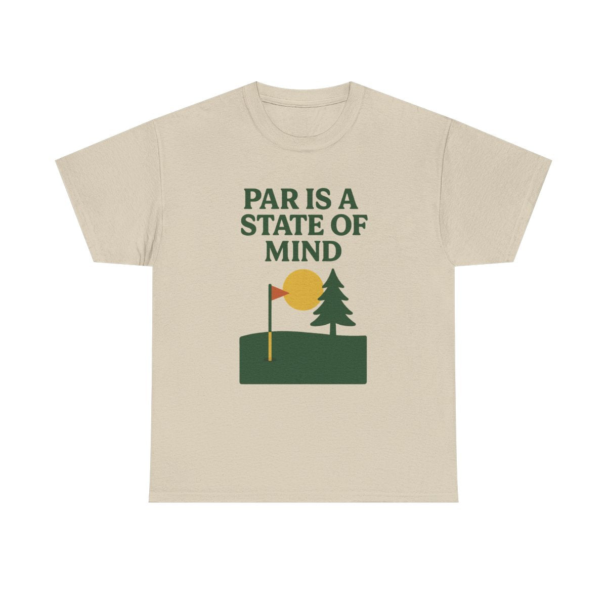 Par & Pine State of Mind Tee — Par & Pine original golf design, view 3