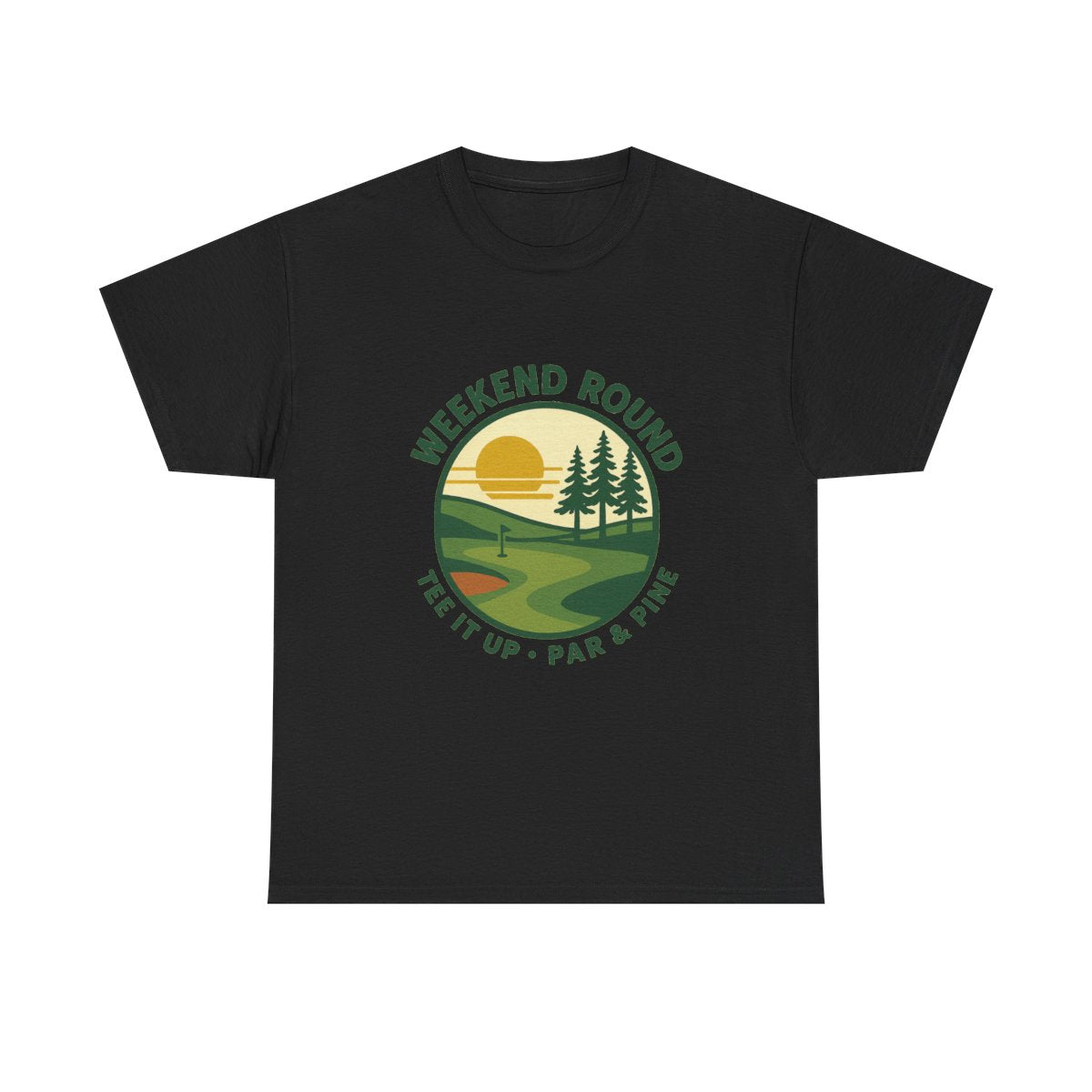 Par & Pine Weekend Round Tee — Par & Pine original golf design, view 2