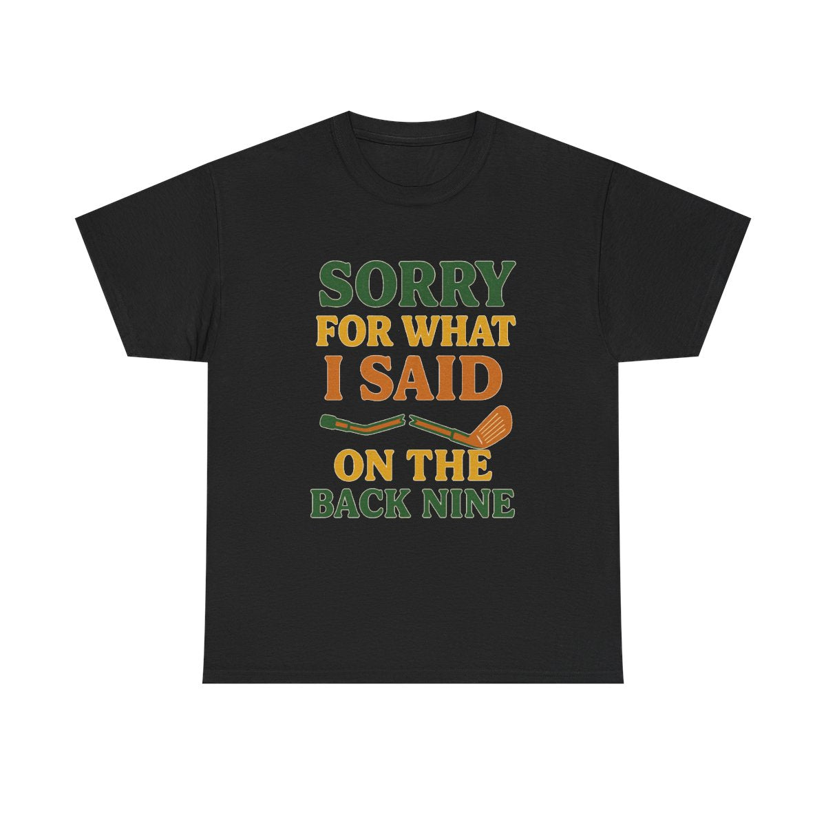 Sorry About the Back Nine Tee — Par & Pine original golf design, view 2